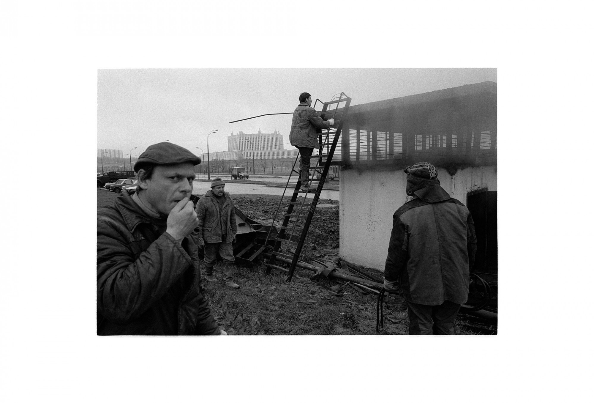 Afbeelding: Moskou 1990, Glasnost & Perestrojka, fotografie Dominique Van Huffel.