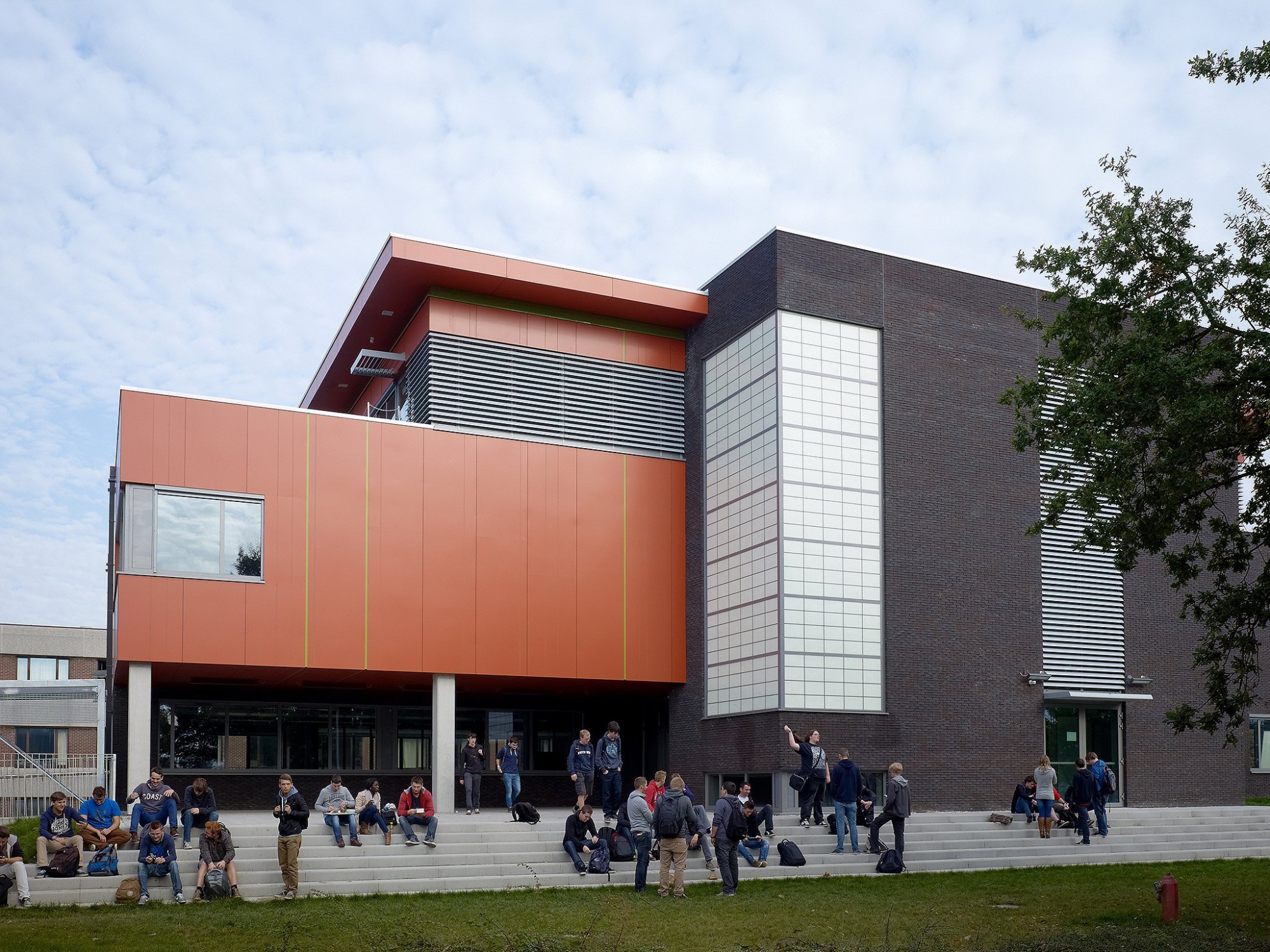 Afbeelding: Architectuur fotografie, KHK campus te Geel, voor groep Van Roey.